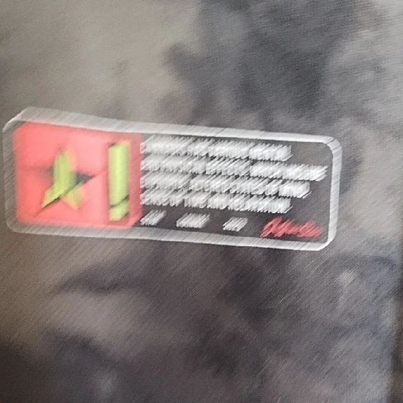 Jeffree Star Black Tie-Dye Hoodie with Pink Accents - Picture 3 of 8